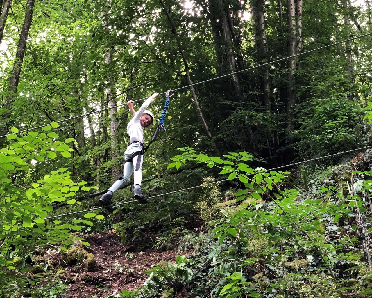Image Via Ferrata and zip line route in the forest | TeambuildingGuide